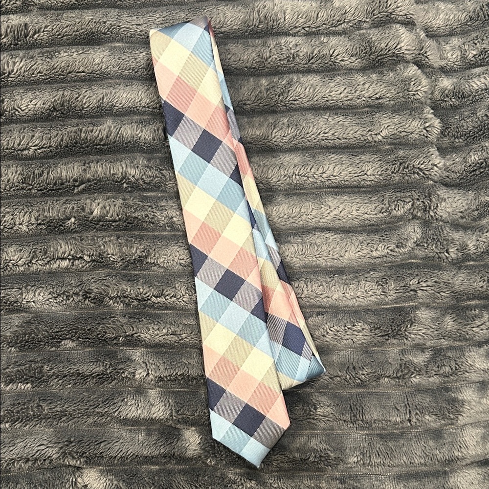 Tommy Hilfiger Pastel Checkered Tie - Teen